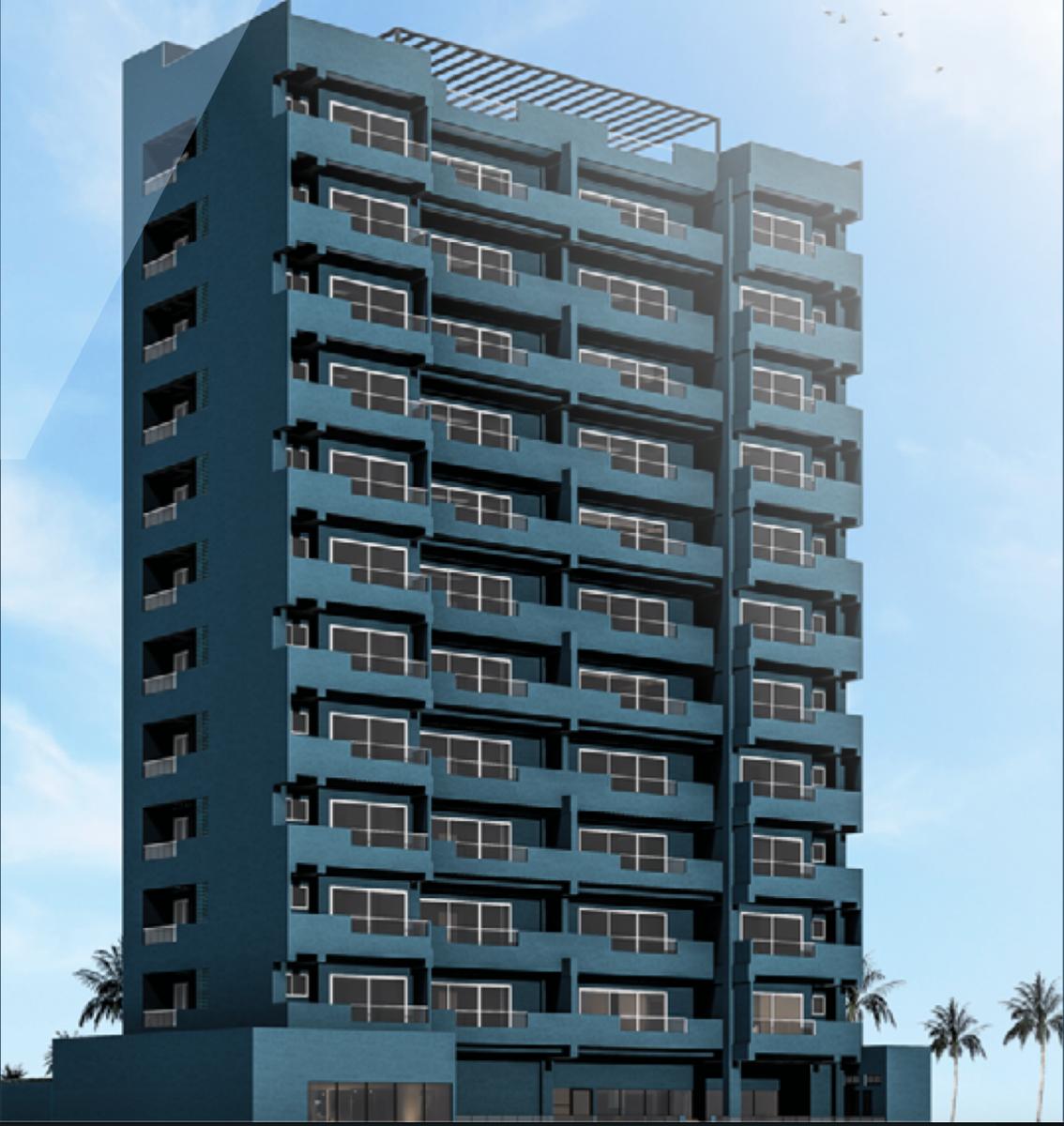 6 de 26: PROTOTIPO PISOS PARES 143  METROS CUADRADOS