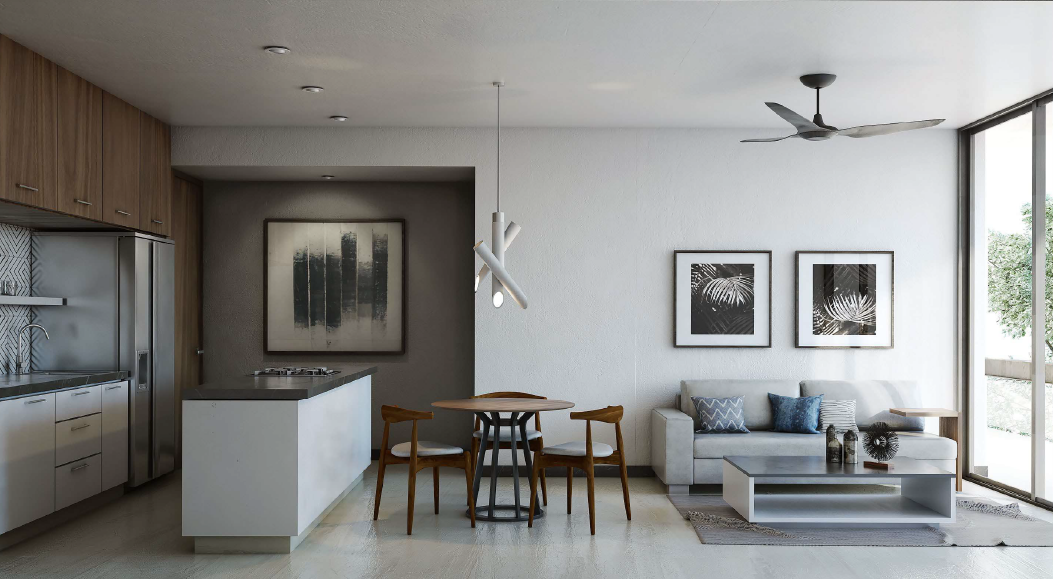1 de 6: COCINA SALA Y COMEDOR