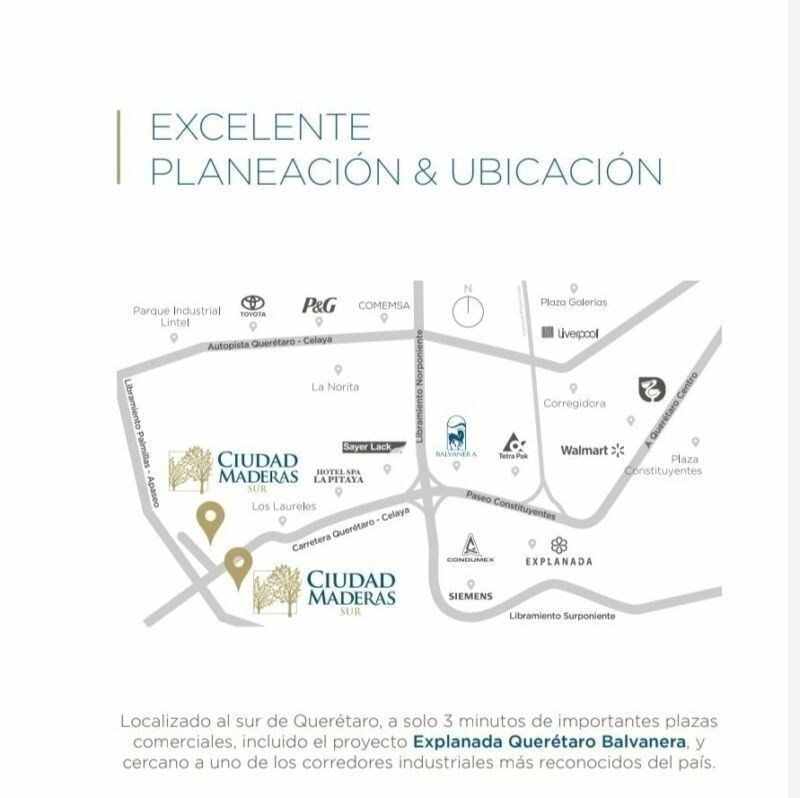 Terreno Venta Ciudad Maderas Sur II Apaseo El Alto Corregidora Queretaro - foto 2