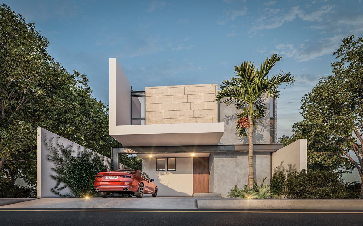 Casa de 3 Habitaciones en Residencial Tres Lunas Cholul Mérida Yucatán