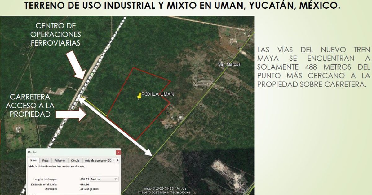 TERRENO EN VENTA DE 139 HAS EN CARRETERA UMAN-POXILA, YUCATAN. - foto 5