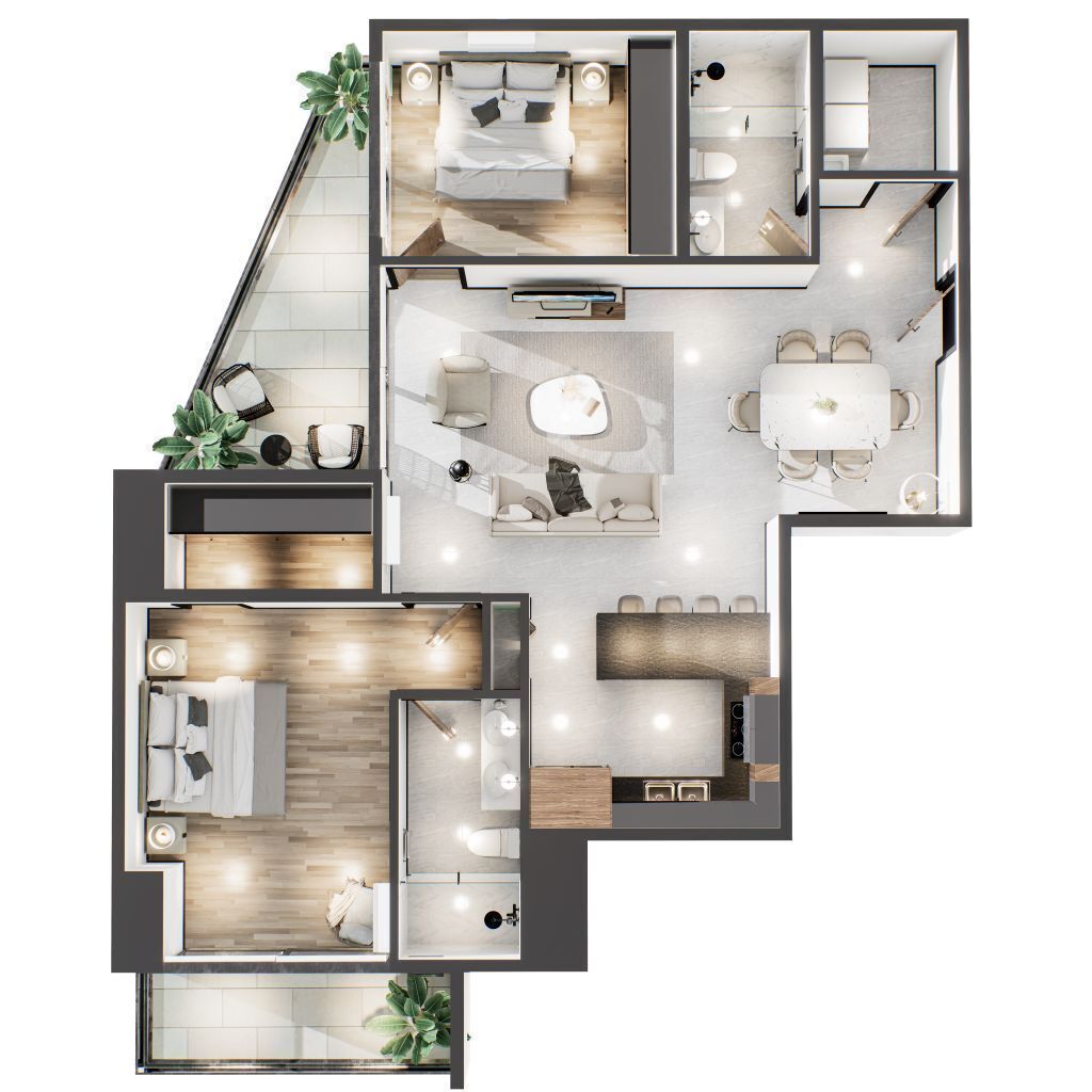 15 de 21: Bernat model - 1,301.35 Sq Ft