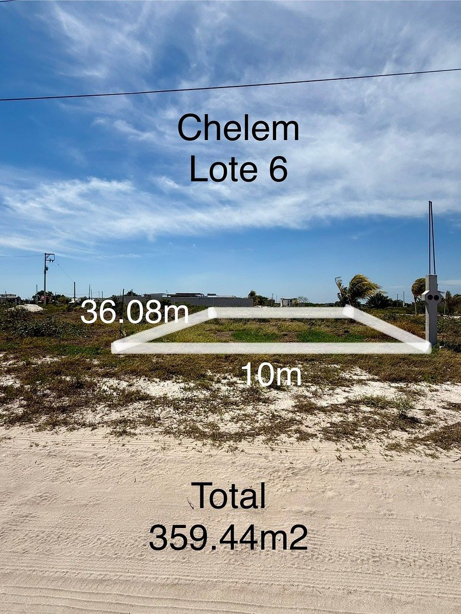 Lote em Chelem, Progreso, foto 2 de 16