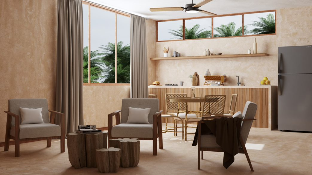 Sala-cocina (imagen ilustrativa)