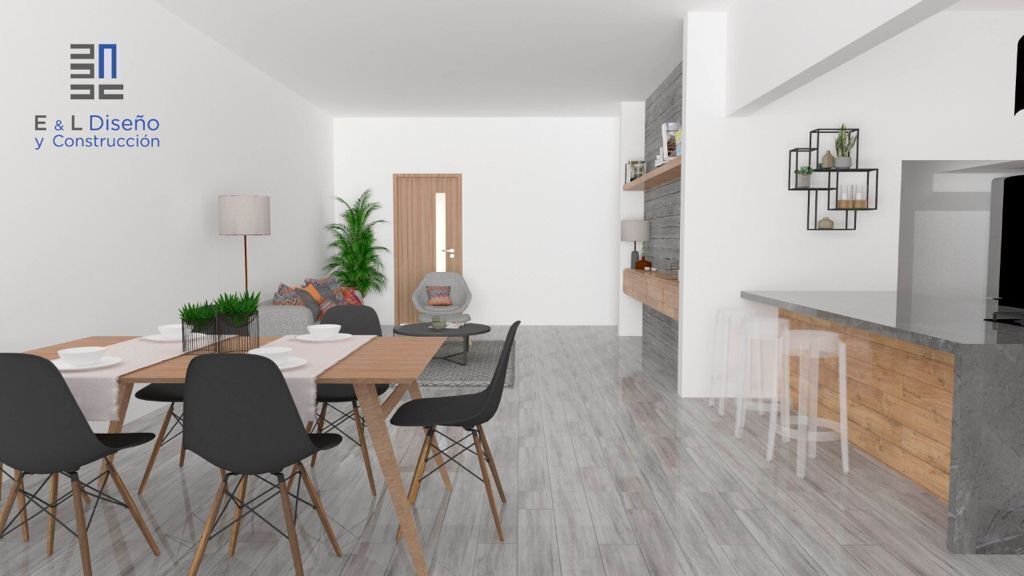 render de sala comedor