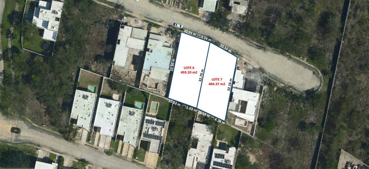 Lotes desde 484.37 m2 en Parque Central Mérida Yucatán