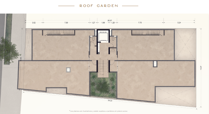10 de 12: Planta Tipo Roof Gardens