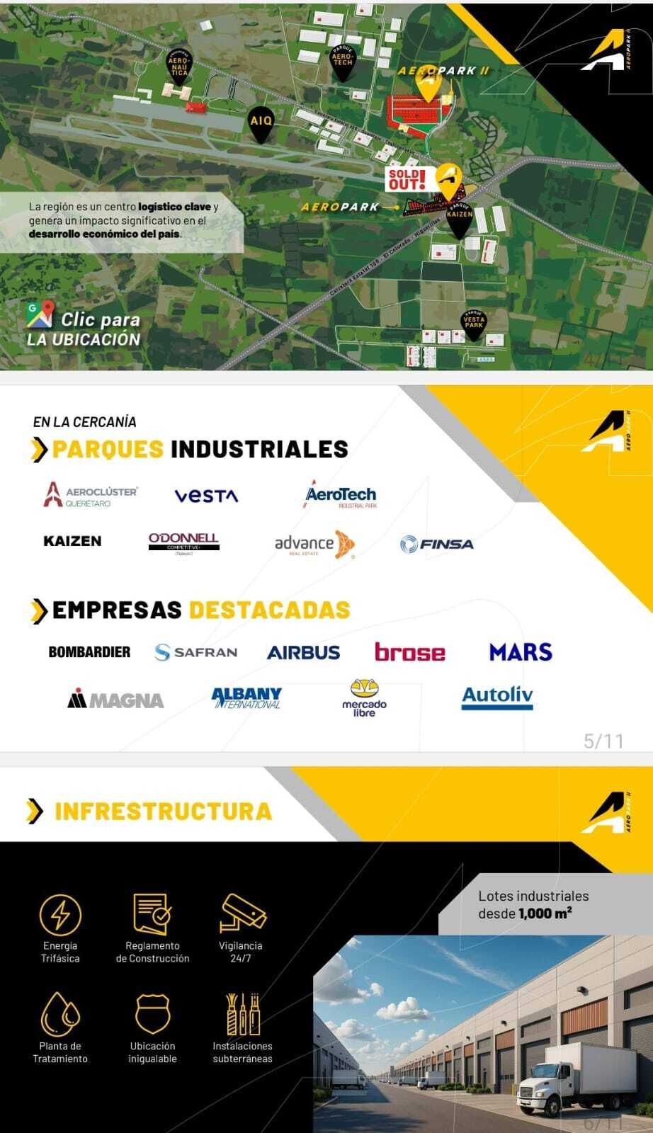 Terreno disponible en parque industrial Aeronautico Aeropark 2 - foto 3
