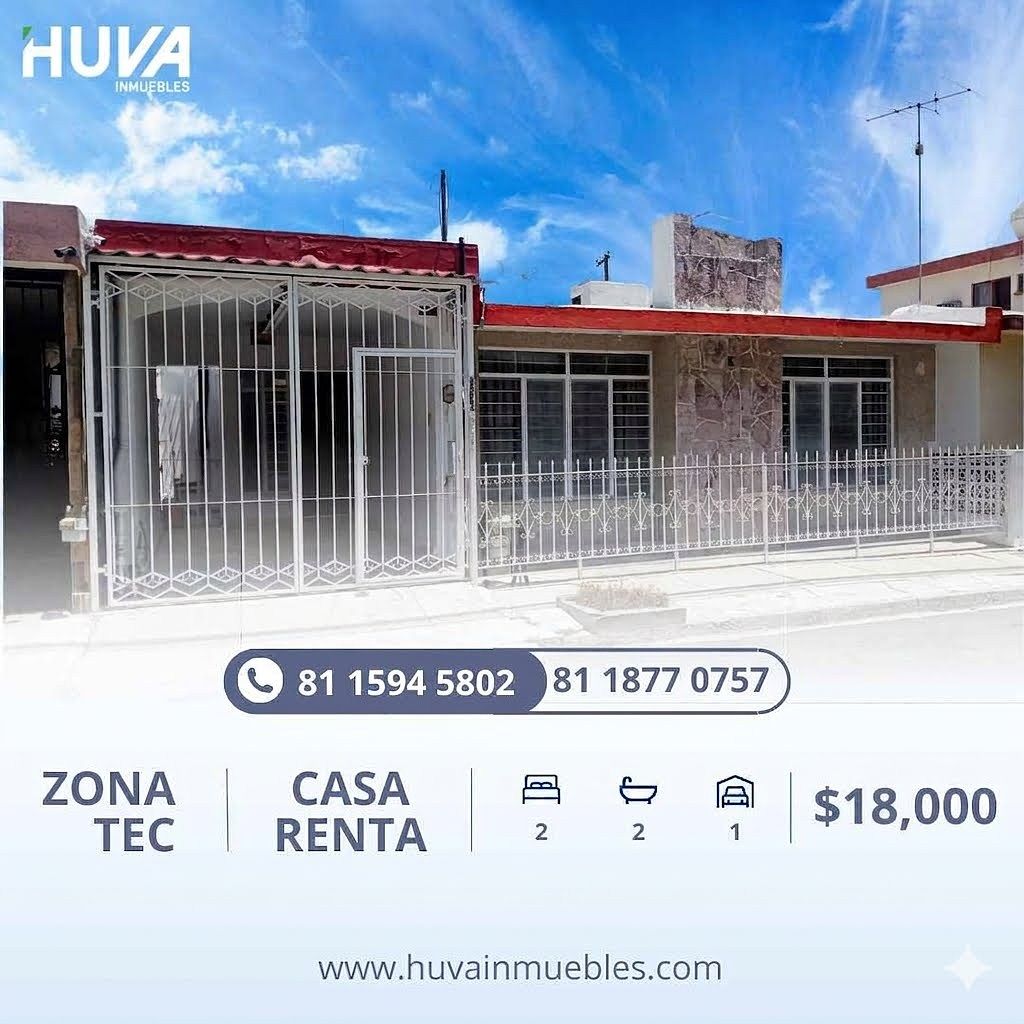 ALUGUEL DE CASA NA ZONA TEC, foto 1 de 15