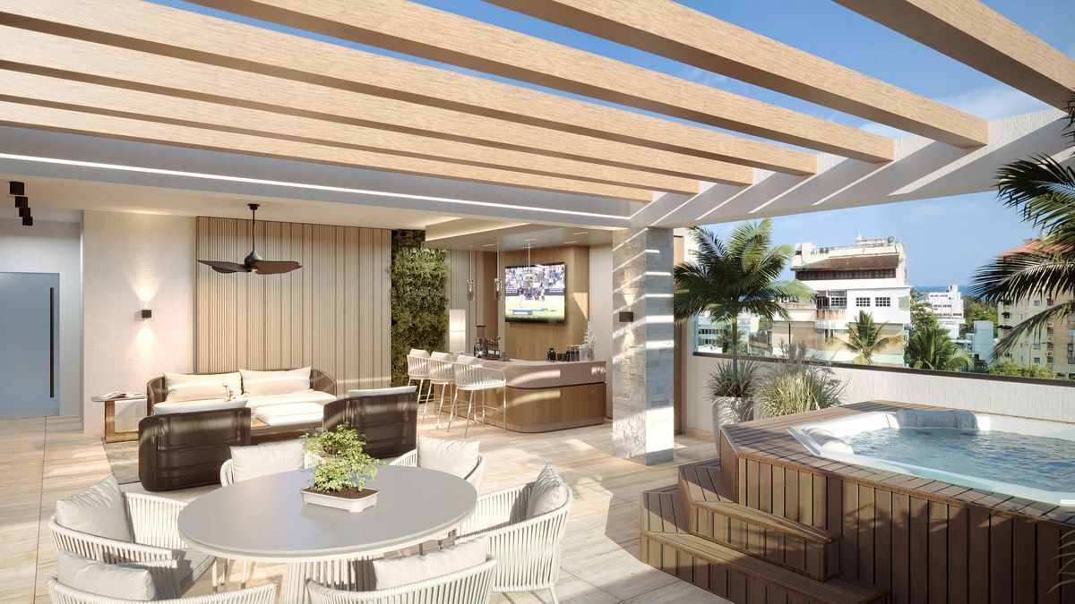 4 de 7: Terraza con bar