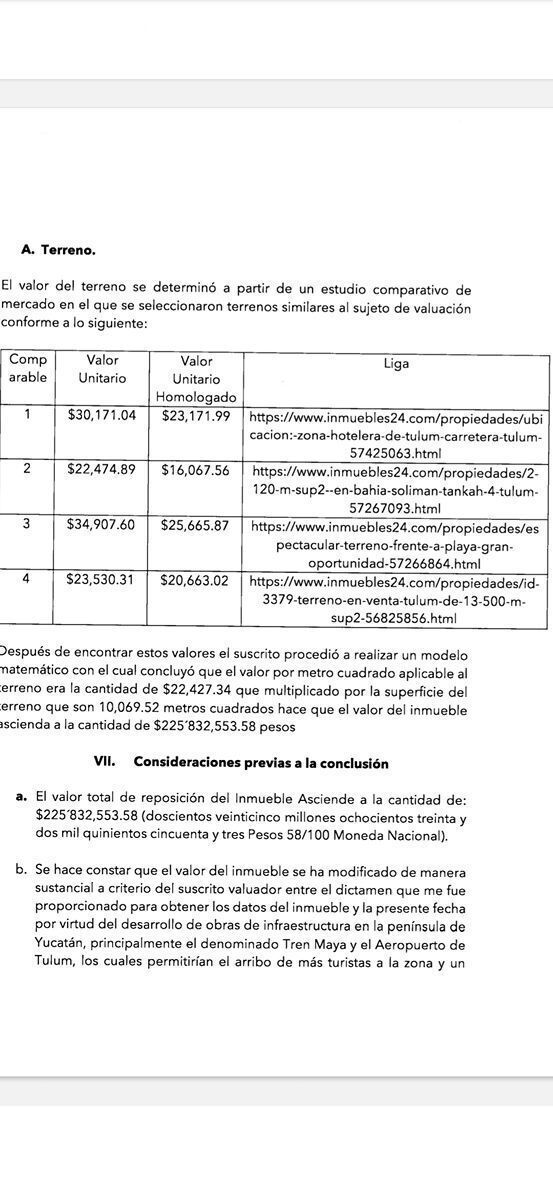 12 de 15: Avalúo reciente