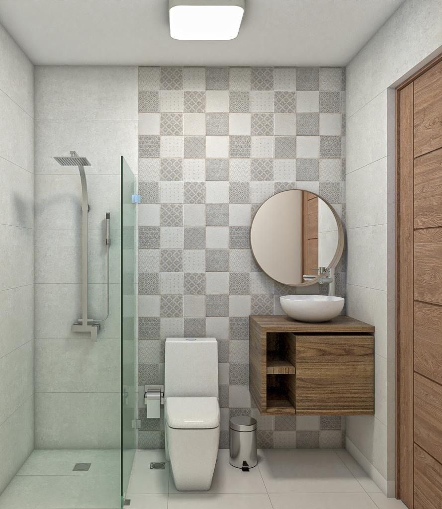 3 de 8: Baño común