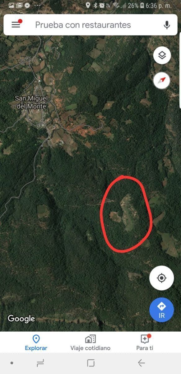 Terreno en venta tipo Rancho en Jesus del Monte Morelia