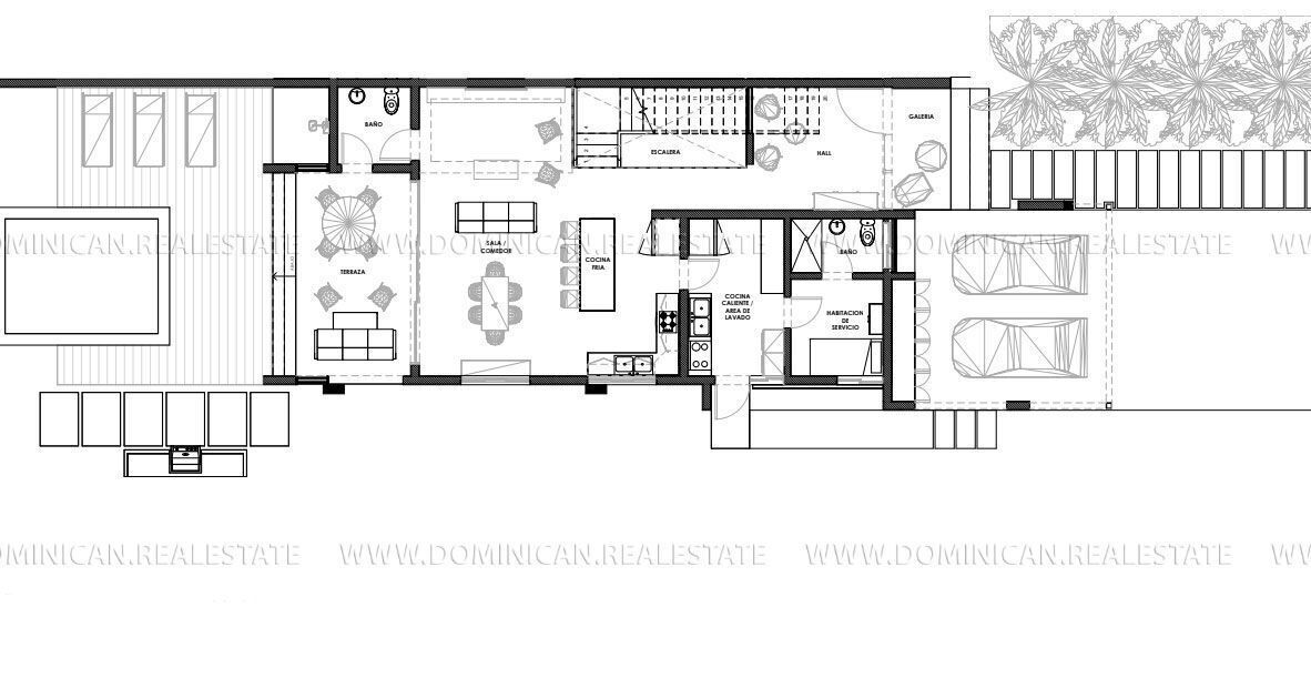 9 de 11: Se vende villa de 3 habitaciones en Cocotal  plan