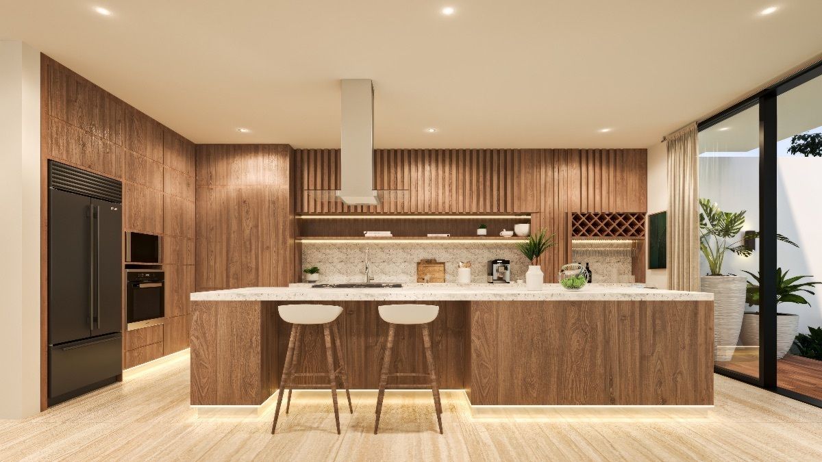 5 de 12: Cocina Integral en Concepto Abierto