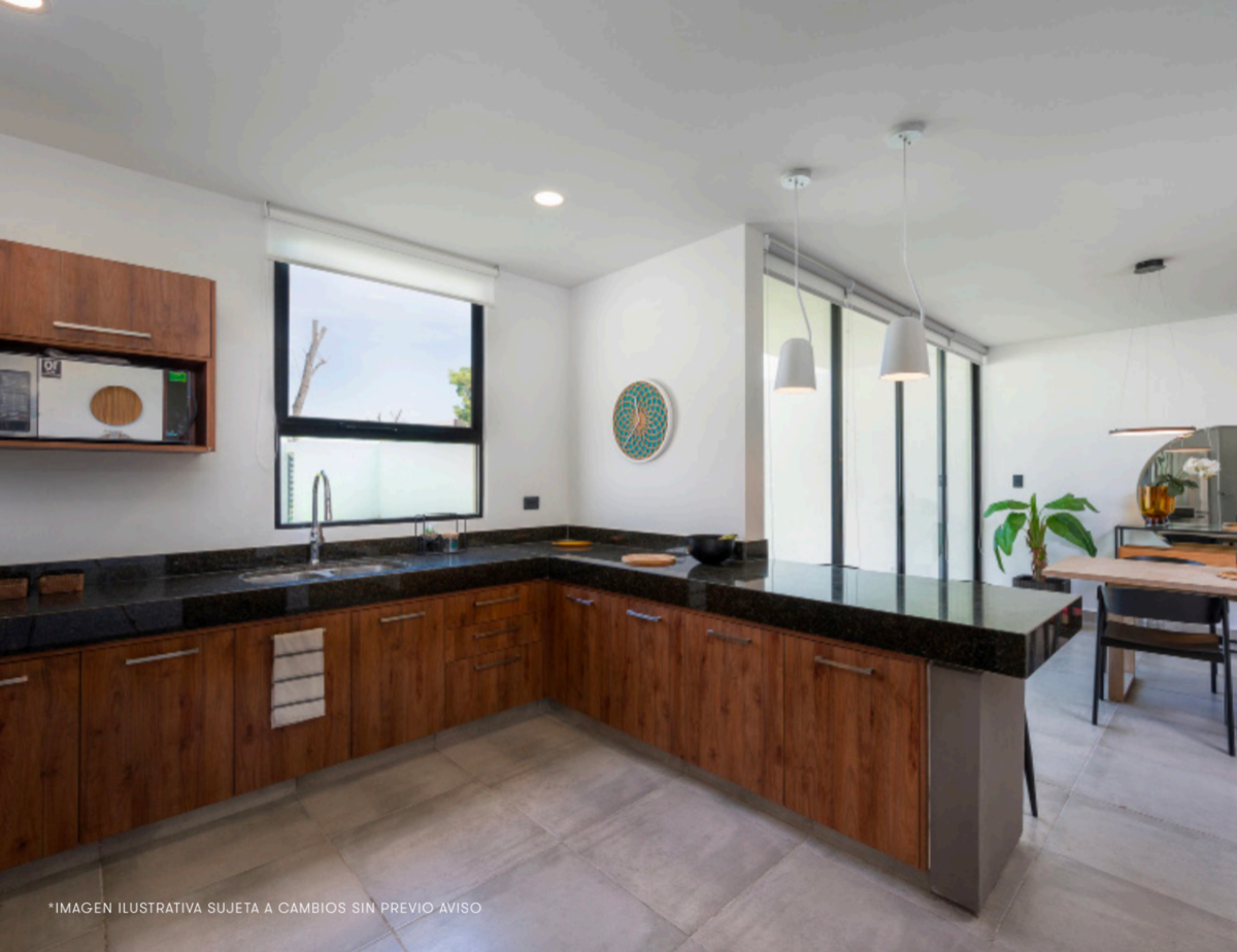 3 de 20: Cocina en Concepto Abierto con Barra Desayunador