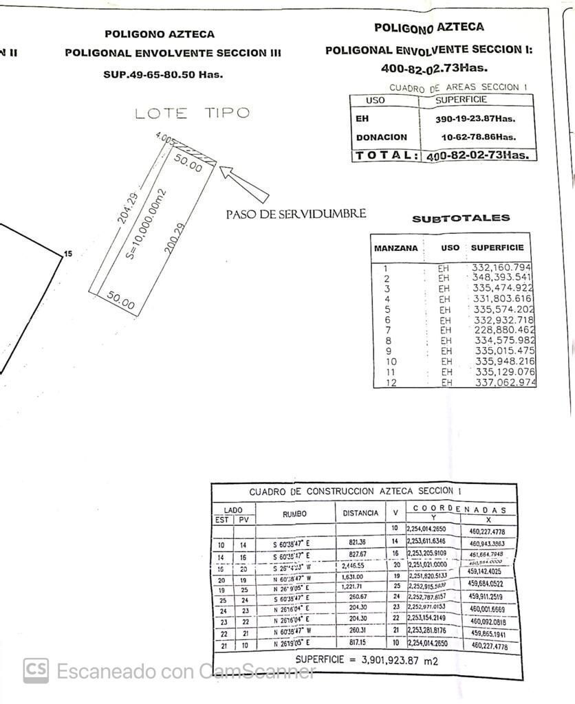 3 de 19: Plano Terreno en Ciudad Chemuyil / mayanlife.mx