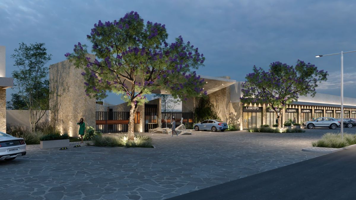 1 de 1: Entrada principal del residencial