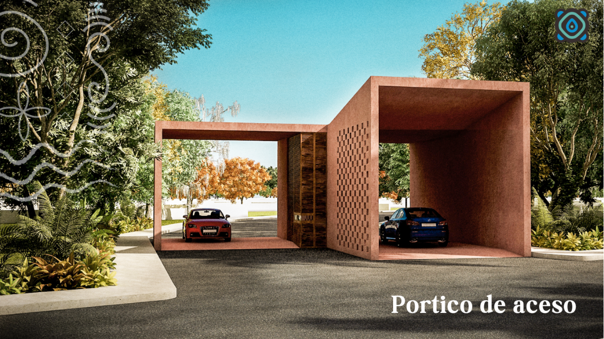 2 de 15: Pórtico de Acceso al desarrollo Azul Ha (2025)