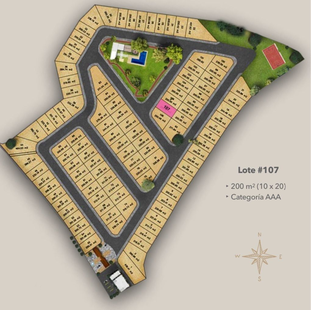 9 de 9: Lotificación de la privada.