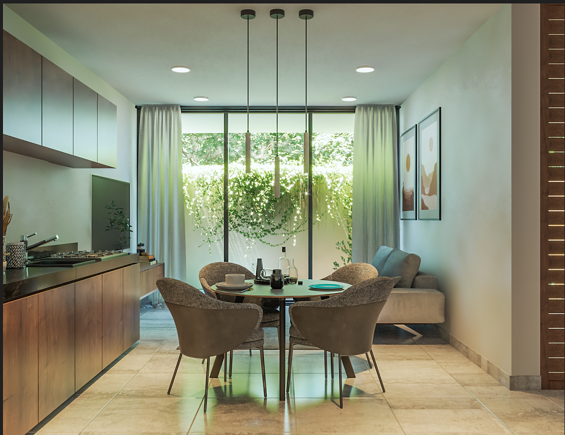 1 de 11: Sala, Comedor y Cocina