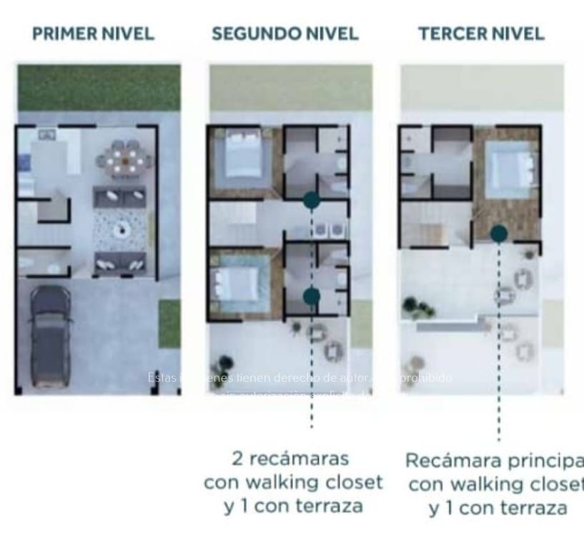 3 of 24: Casa en Venta en Dominio Cumbres 3 Niveles