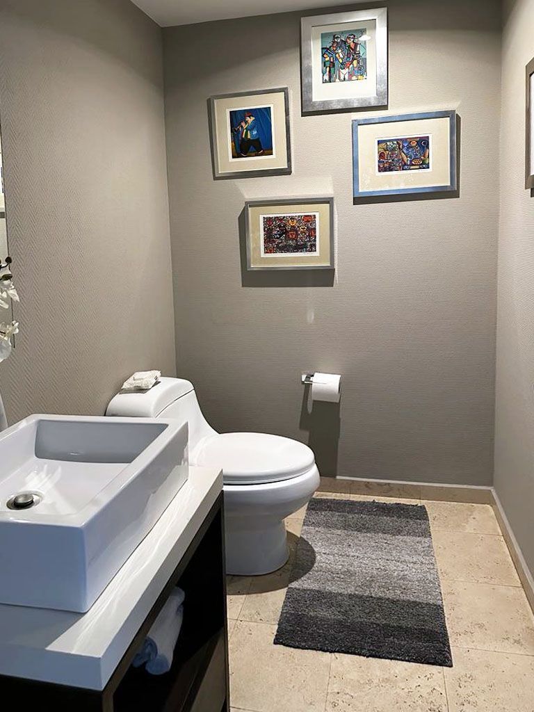 6 of 20: Baño visitas