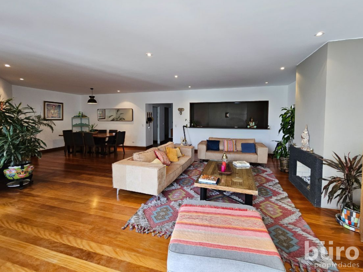 3 de 39: Gran Sala Principal con Salida a Terraza y Chimenea