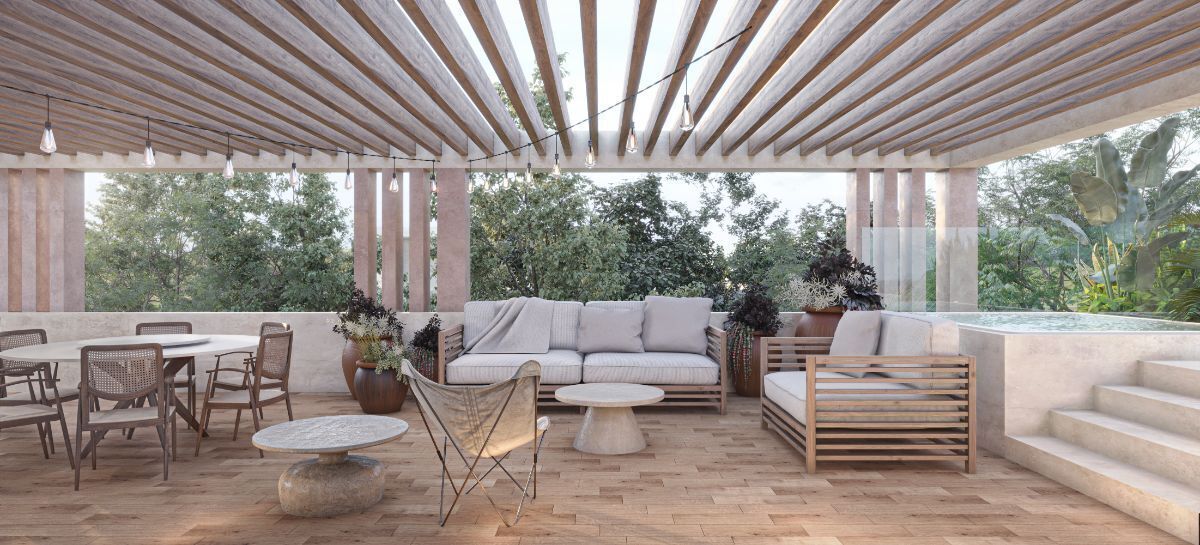 13 de 25: ROOF TOP : JACUZZI , AREA GRILL Y AREA DE CONVIVENCIA