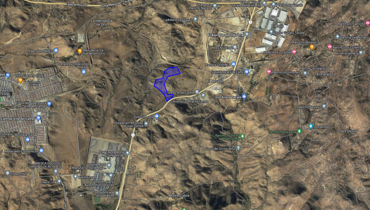 Terreno en Venta en Tecate