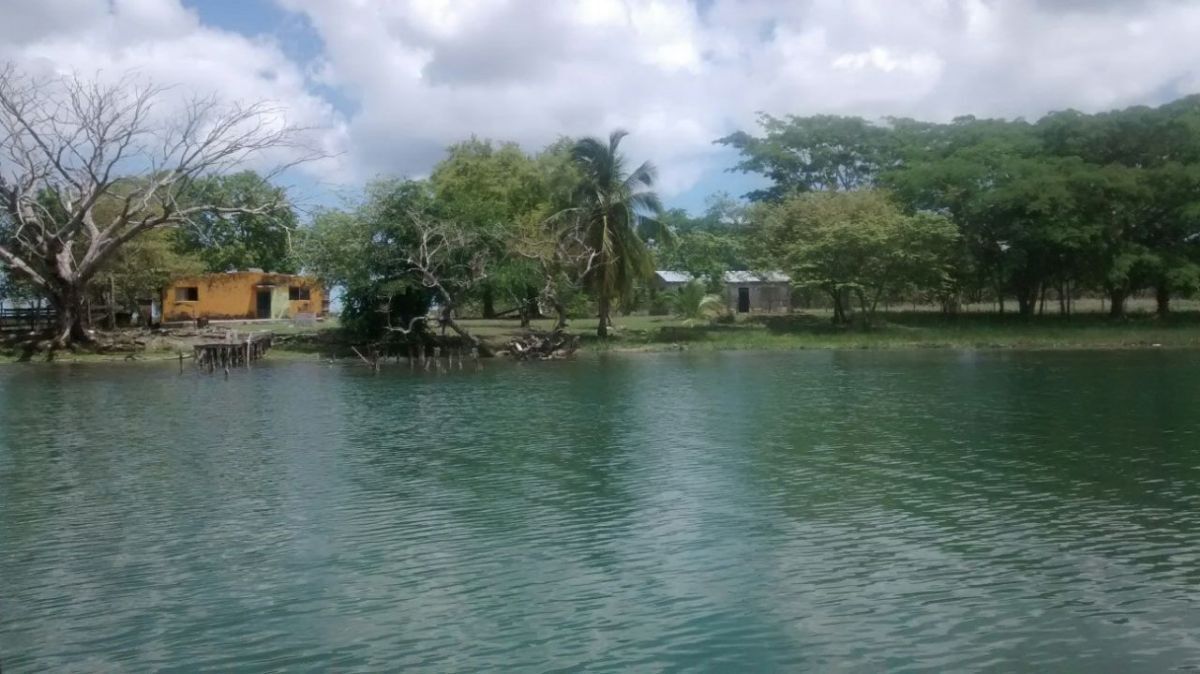 3 de 22: VISTA DE LA CASA Y EL MUELLE EN RIO CANDELARIA