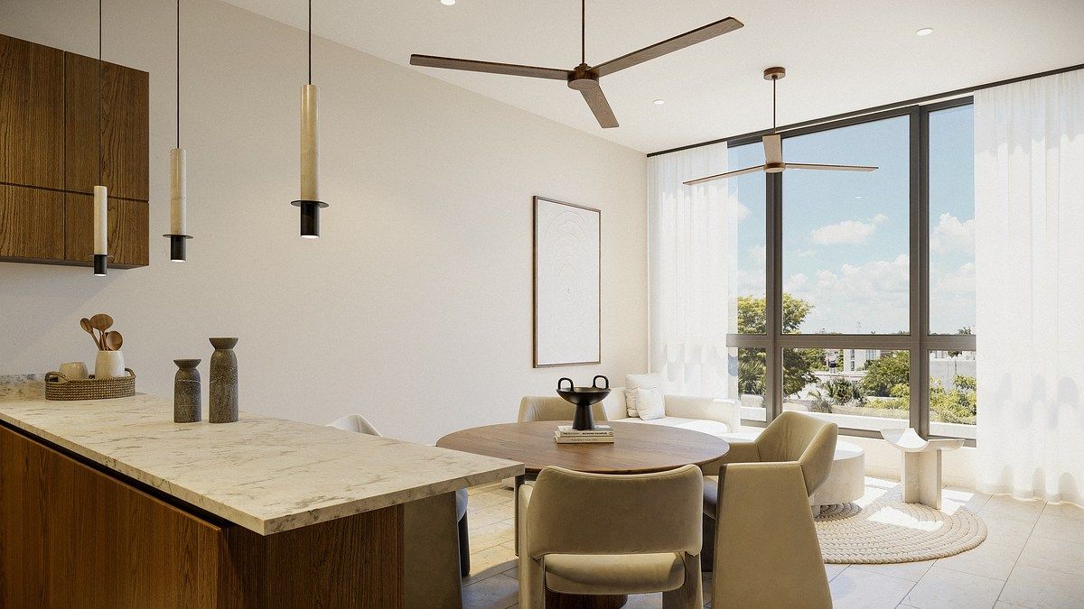 Departamento con terraza en venta Mérida| 1 recámara| 61.8 m²| Montes de Amé, foto 1 de 10