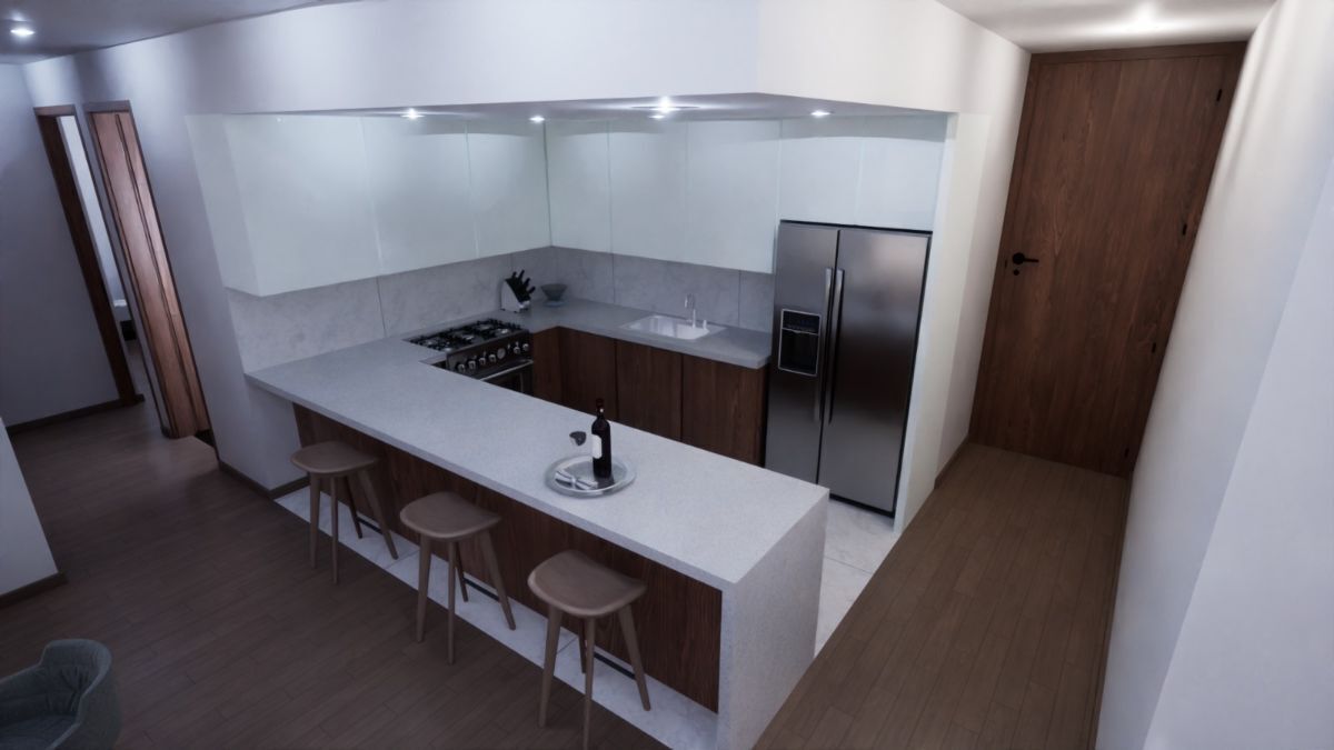 5 de 17: Cocina con barra