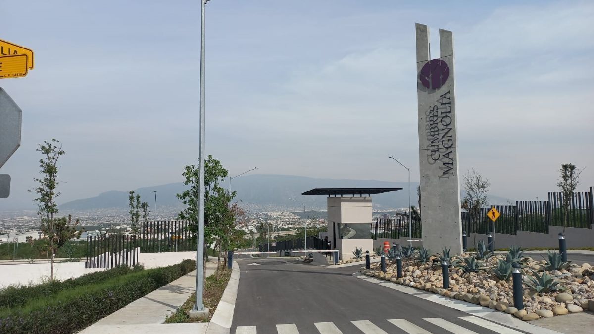 entrada a la colonia