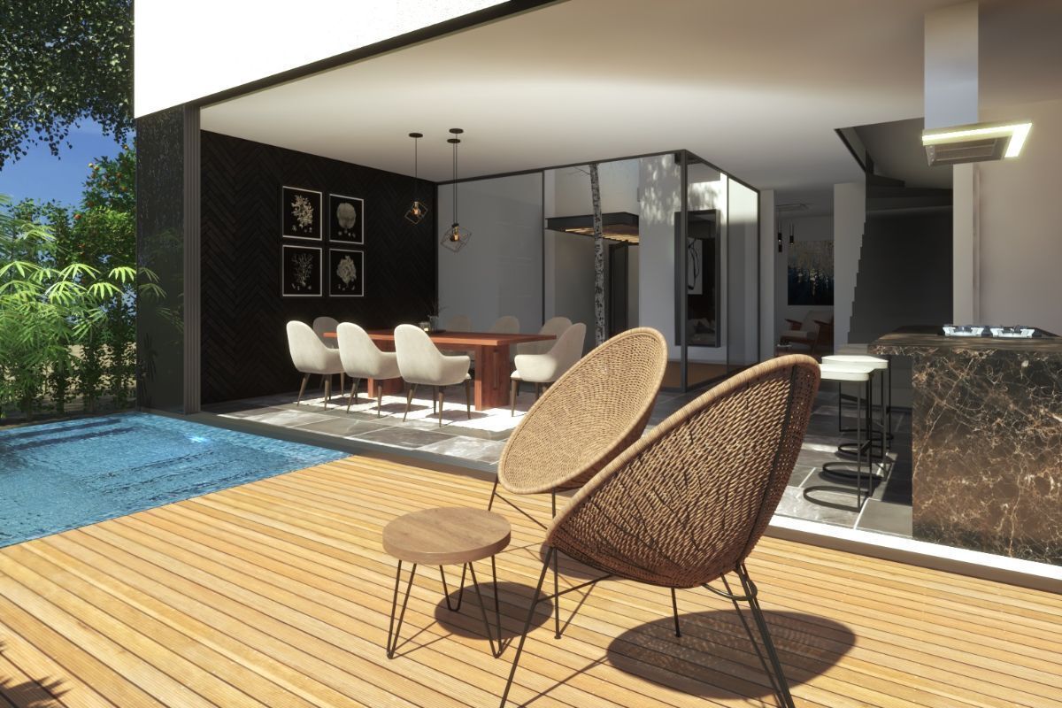 7 of 31: Sala / Comedor Cocina concpeto abierto