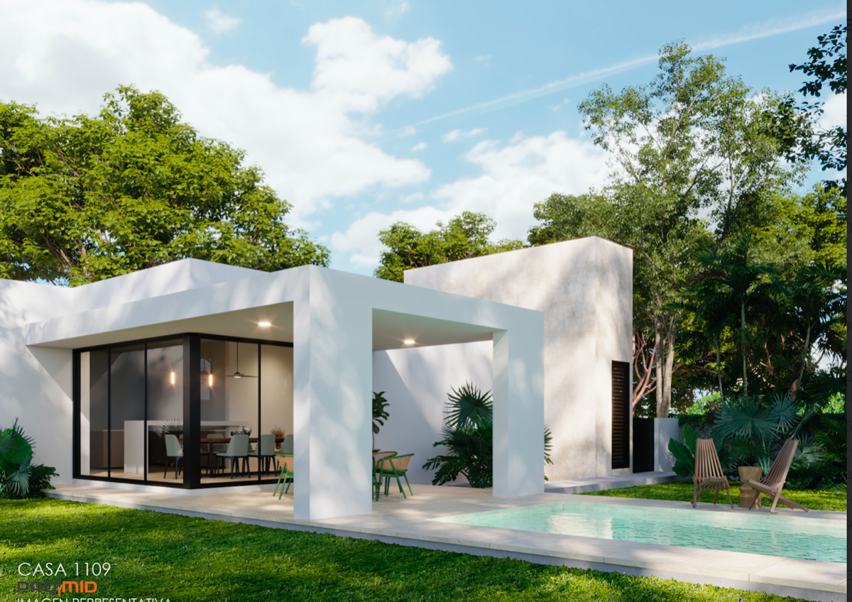 Casa de un piso en venta en privada Dzidzil-Ha - foto 2