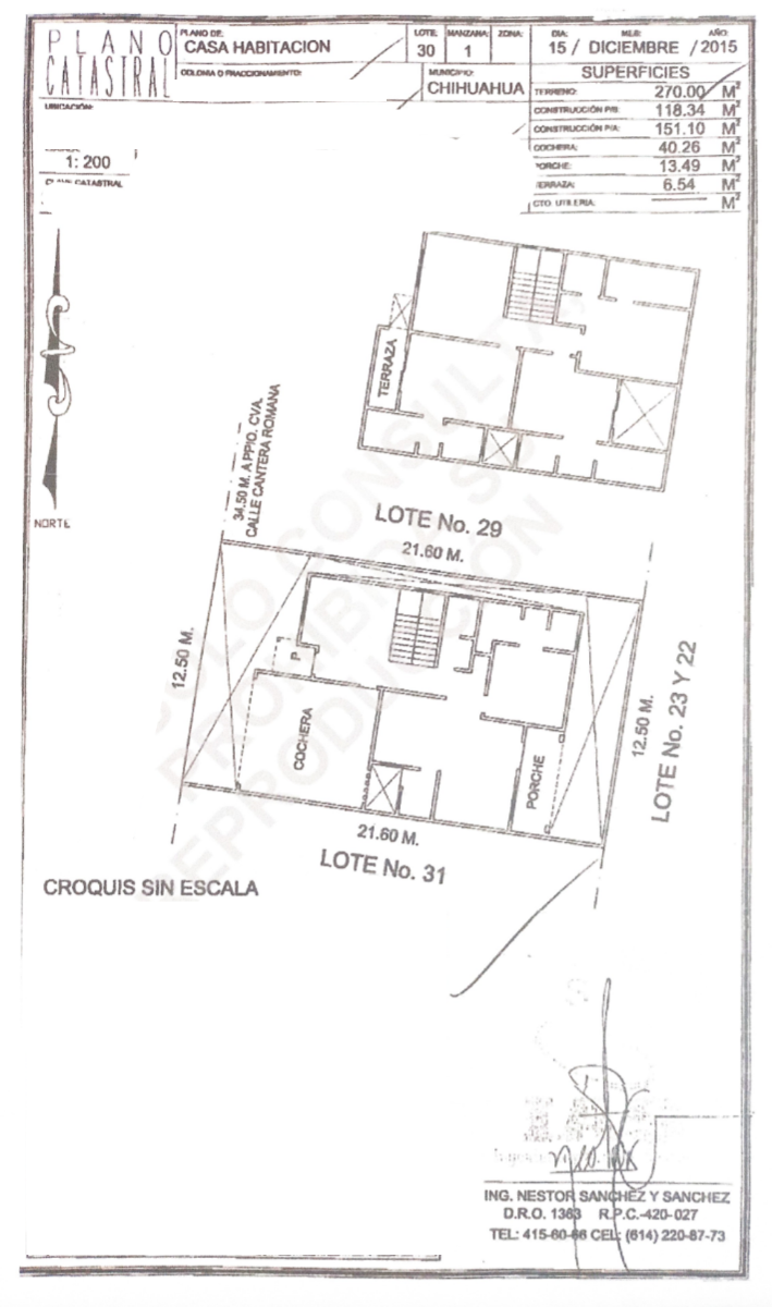 PLANO CATASTRAL