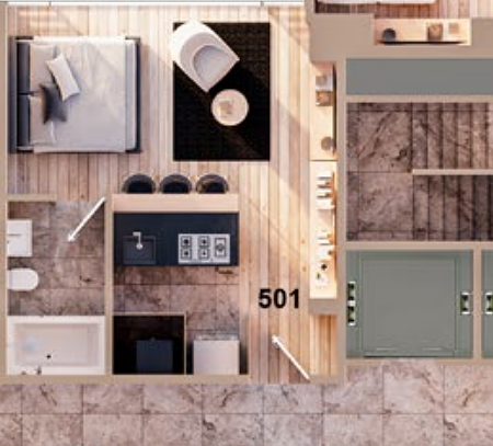 5 of 5: Diseño del Departamento 501