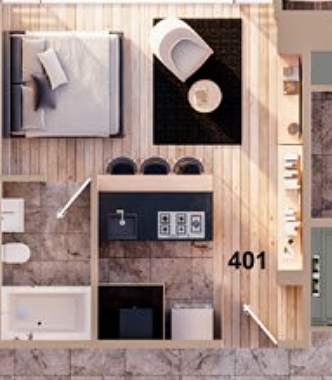 12 de 13: Diseño del Departamento 401