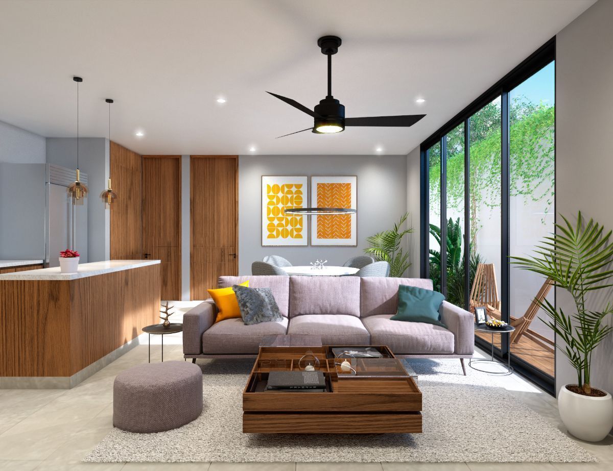 2 de 9: Sala, Comedor, Cocina