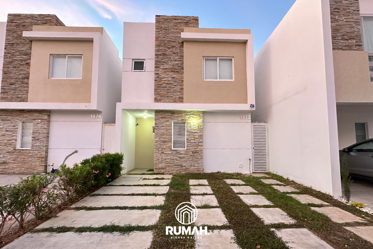 CASA EN RENTA EN ALMAR RESIDENCIAL, A 5 MINUTOS DE LA PLAYA EN CERRITOS