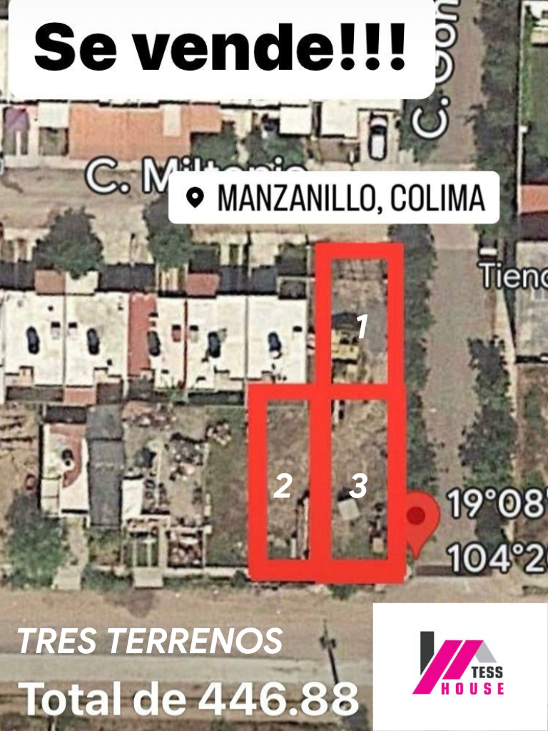 SE VENDE TERRENO EN LA FLORESTA MANZANILLO