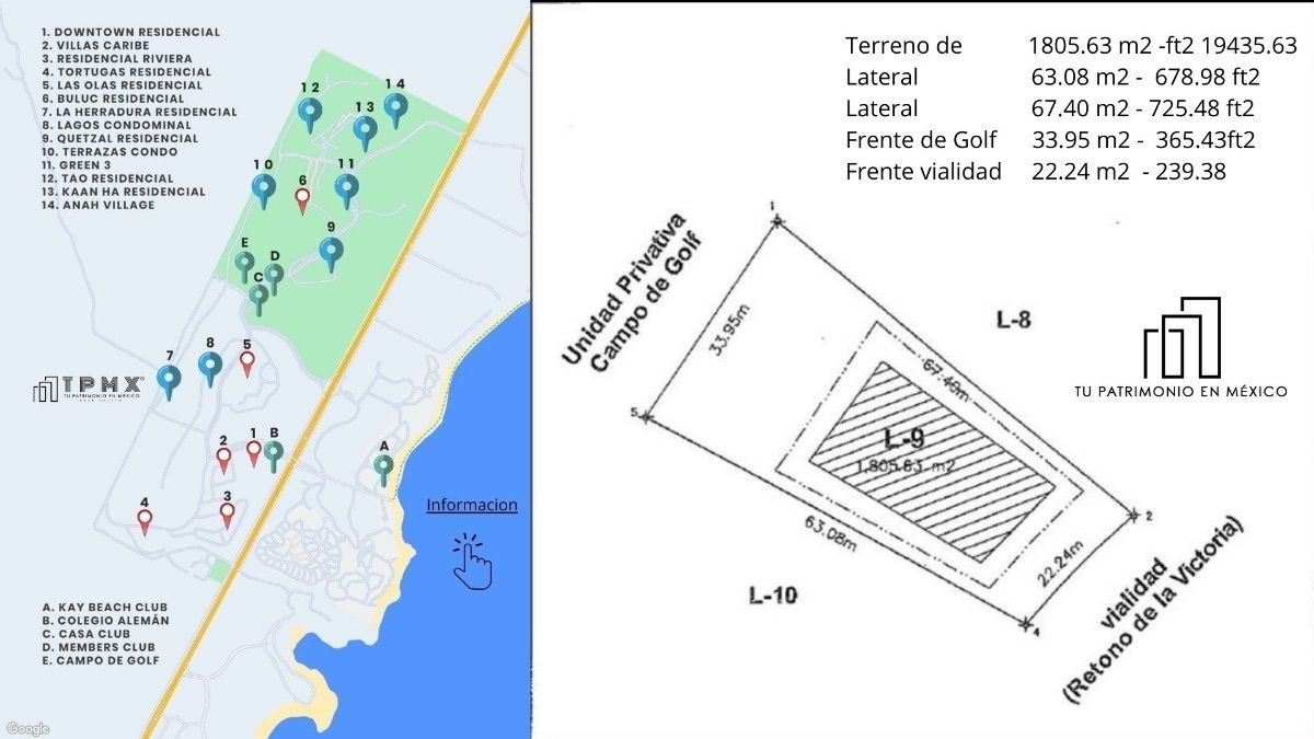 Terreno en Akumal, Tulum, foto 6 de 13