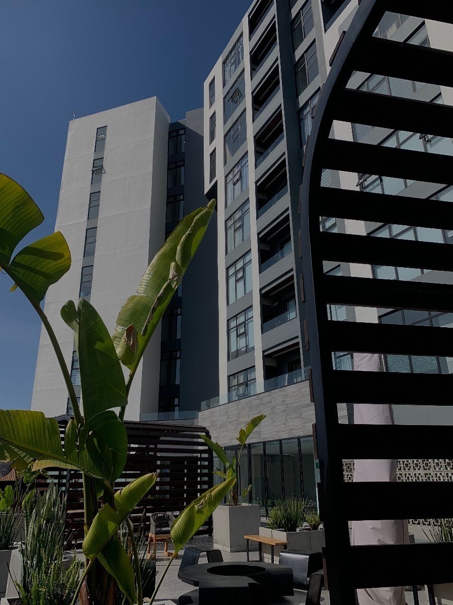 19 of 22: Vista en amenidad externa hacia fachada