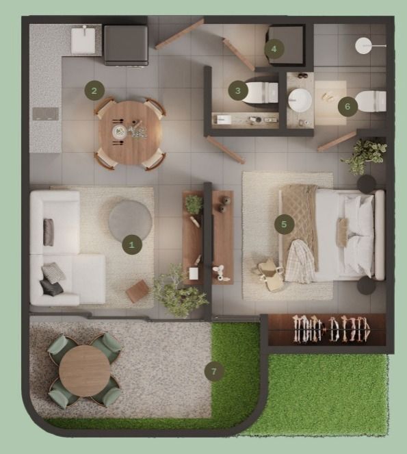 5 de 17: Distribución Del Departamento