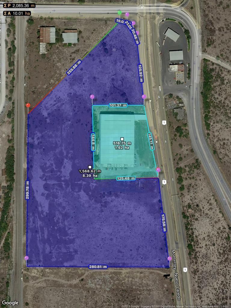 Terreno Ind. 10 Hect. y bodega 6,000 m2 en Carr. Mty-Colombia, Escobedo, N. L. - foto 1