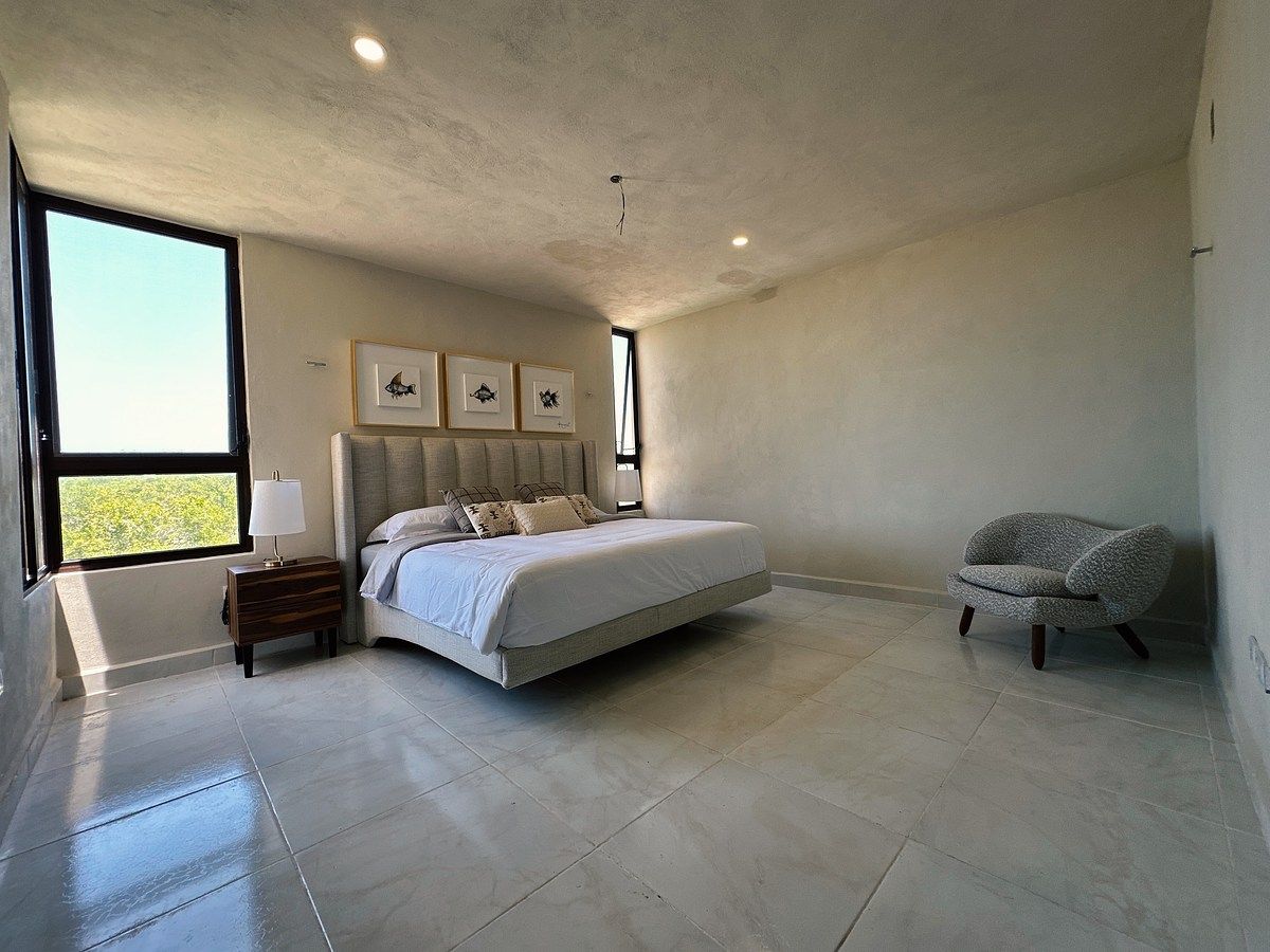 9 de 15: Habitación principal con vista al mar