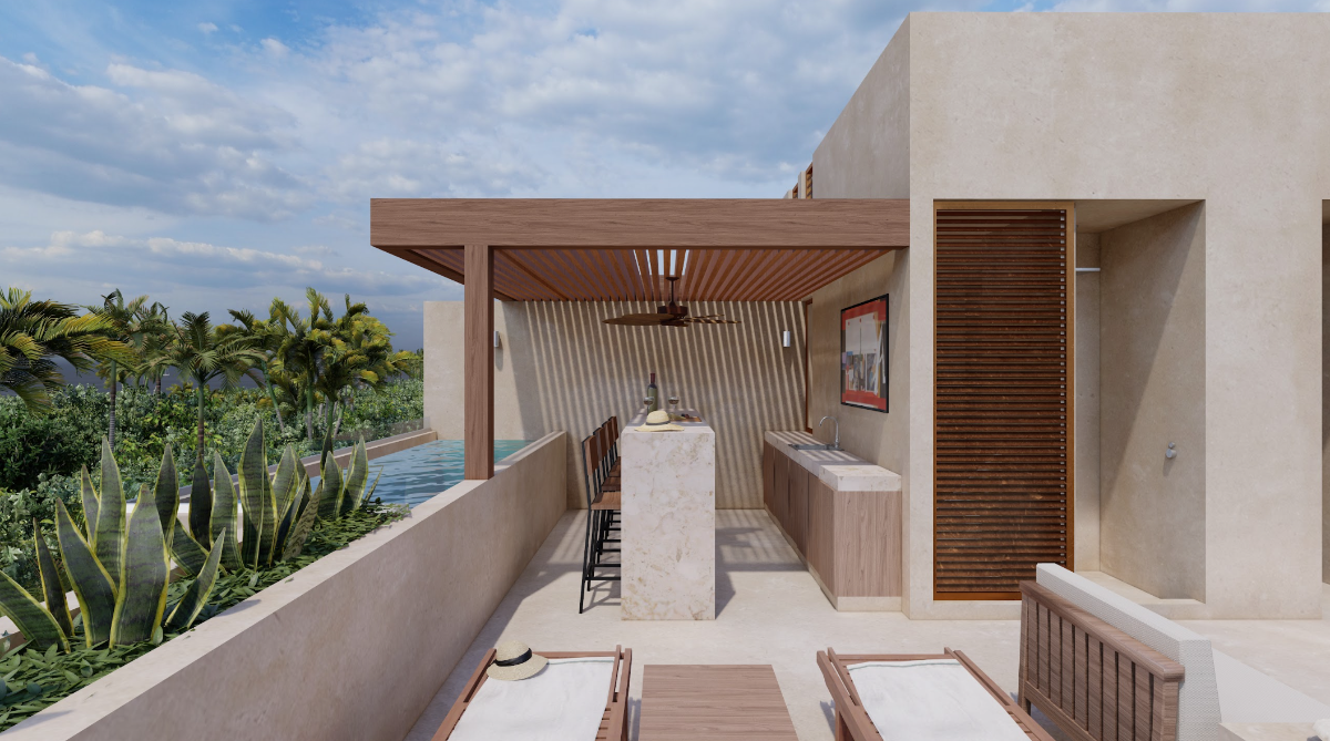 18 of 21: Terraza y asoleado al exterior