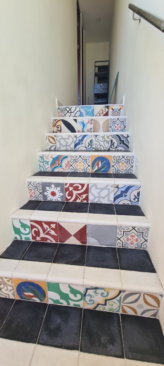 17 de 31: escaleras decoradas