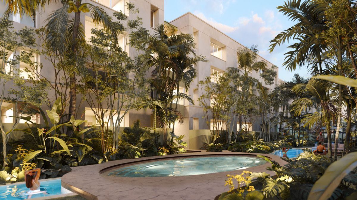 Departamento en Venta de 2 Recámaras en Temozón Norte Modelo Alamo